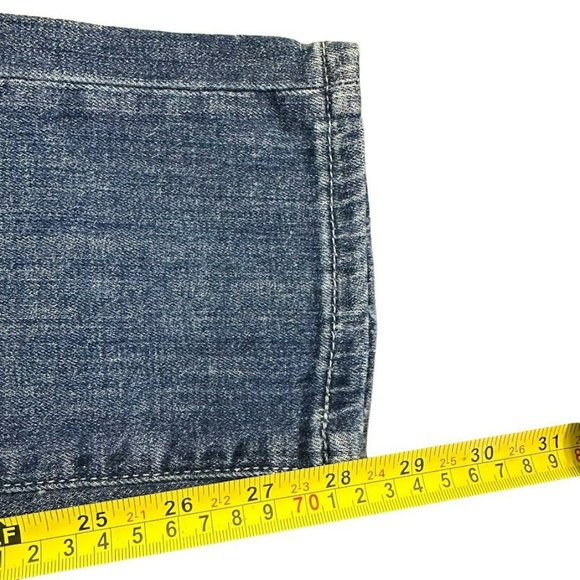 Anthropologie Pilcro and The Letterpress Striped Patch Knee Skinny Jeans Womens - Picture 5 of 5